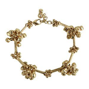 HOUSE OF TUHINA ABIRA GHUNGROO Handcrafted Artisan Gold Bracelet